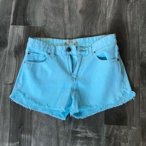 Free People high waisted shorts